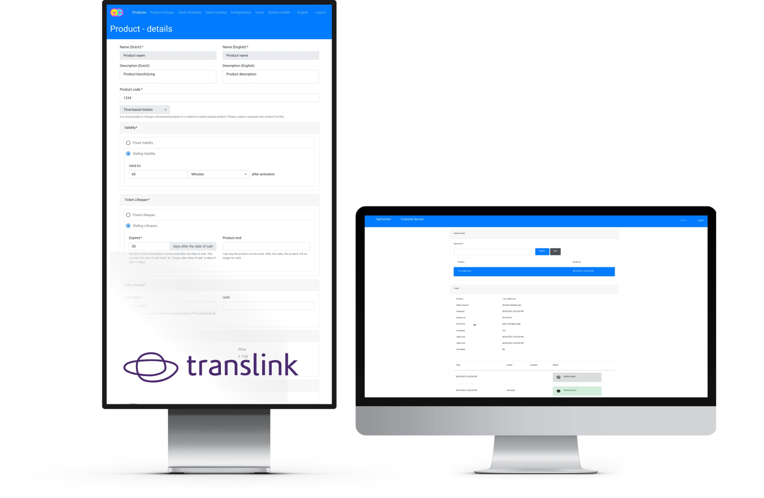 Translink Homepage
